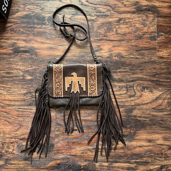 American Darling Handbags - American Darling Cross Body Fringe Bag